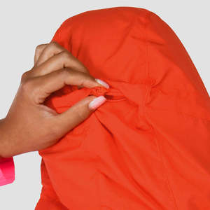Color Hooded Racer <b>Jacket</b> with Zipper and Pockets Sporty Windproof Waterproof Reversible <b>Pattern</b> Winter Wear - Product Image 4