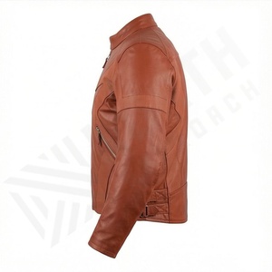 Veste de moto en cuir véritable pour homme de qualité supérieure, nouvelle arrivée, vestes de moto d'hiver, protections amovibles, personnalisables - Product Image 3