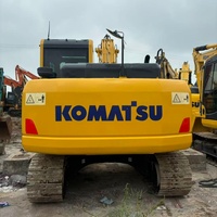 Excavatrice sur chenilles Komatsu PC110 d'occasion de haute qualité, matériel de construction d'origine, 11 tonnes, excavatrice moyenne d'occasion à vendre