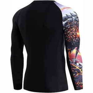 Vente en gros OEM – Meilleure chemise de compression musculaire légère, extensible et confortable en polyester pour hommes, idéale pour le sport et la récupération. - Product Image 2
