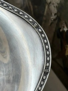 Modern <b>Two</b> <b>Tier</b> <b>Cake</b> <b>Stand</b> Stainless Steel Round Serving Tray With Gold Holly Design Handmade Decorative Dessert Display - Product Image 5