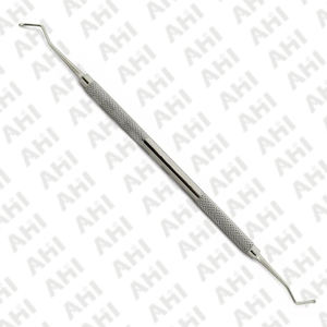 Cuchara Excavadora Manual de Doble Punta para Rellenos Dentales, Instrumento Dental de Acero Inoxidable con Empuñadura Ergonómica, CE - Product Image 2