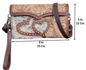 Bolso de Mano Tipo Clutch de Cuero Genuino Hecho a Mano para Mujer, Estilo Occidental, con Correa de Muñeca, Mini Bolso de Mano de Piel de Vaca, Tendencia de Lujo 2026, Gran Venta - Product Image 2