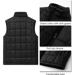 Gilet matelassé d'équitation en promotion – Veste sans manches décontractée pour homme, idéale pour l'hiver et les activités de plein air - Product Image 4