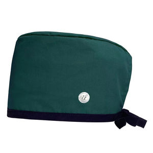 Gorros de enfermera al por mayor para mujer, de pelo largo, con botones, bordado personalizado, logo impreso, patrón liso, gorros para cola de caballo, forro de satén - Product Image 6