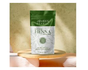 Polvo de henna/mehandi herbal Ovees con polvo de amla, shikakai y brahmi para un acondicionamiento extra y control de la caída del cabello. - Product Image 3