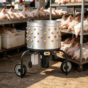 Macchina Spiumatrice per Conigli in Acciaio Impermeabile con Funzione Automatica per Linee di Macellazione - Product Image 5