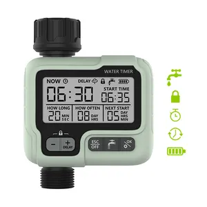 Cost Effective Electronic Watering Controller Compact And Easy To Operate Rain Delay Child Lock Function Water Timer