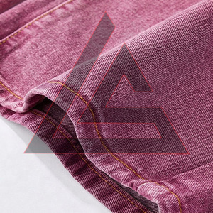 Jean en denim surdimensionné pour hommes grandes tailles, coupe large, avec grandes poches, taille haute, fabrication sur mesure - Product Image 4