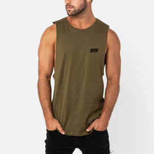 Camiseta Deportiva de Algodón 100% Tejida al por Mayor, Color Sólido, para Hombre, Diseño de Logotipo Personalizado, Transpirable, para Venta en Línea - Product Image 1