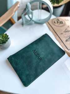 Wholesale Real <b>Leather</b> Menu Holder Restaurant Menu Cover Custom Genuine <b>Leather</b> Menu Folder Hotel Supply LMC-0117 - Product Image 2