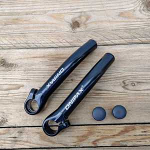 Terminales de Manillar de Bicicleta Negros ONIPAX, 1 Par, 203g - Product Image 2