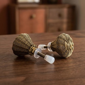 Bone Horn Metal Resin Wood Modern Cabinet Knobs Furniture Handles for Dresser Drawer <b>Wardrobe</b>-Eco-Friendly Easy Installation - Product Image 1