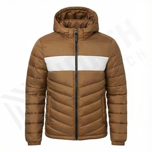 Chaqueta acolchada ligera de manga larga para mujer, resistente al agua, disponible en talla grande, chaqueta acolchada a la moda para hombre, personalizada - Product Image 2