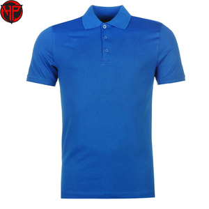 เสื้อโปโลชายสีน้ำเงิน แขนสั้น ผ้าถัก สวมใส่สบาย เหมาะสำหรับกอล์ฟ ปักโลโก้ตามสั่ง เสื้อยูนิฟอร์ม เสื้อกอล์ฟ - Product Image 1