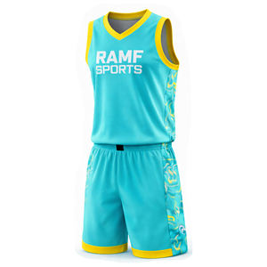 เสื้อบาสเก็ตบอลสำหรับผู้ใหญ่แบบกำหนดเอง พิมพ์ลายแบบซับลิเมชั่น ชื่อ หมายเลข โลโก้ ขนาดพลัสไซส์ แห้งเร็ว ระบายอากาศได้ดี โพลีเอสเตอร์ 100% - Product Image 1