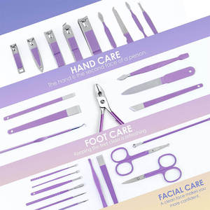 Ensemble de manucure de luxe en acier inoxydable de qualité supérieure, portable, avec étui magnétique 9 pièces, couleurs personnalisées, pour homme ou femme - Product Image 5