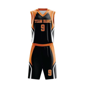 ชุดบาสเก็ตบอลแบบใหม่สั่งทำได้ตามต้องการ ระบายอากาศได้ดี พิมพ์ลายแบบ Sublimation ขายส่งชุดกีฬา ชุดบาสเก็ตบอล - Product Image 4