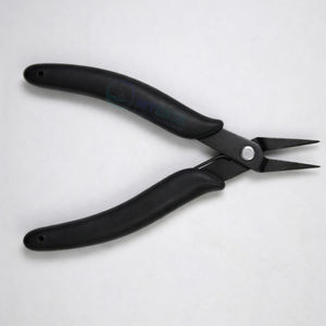 Alicates Profesionales de Acero Inoxidable con Punta de Aguja Negros para Reparación de Joyería y Pulseras - Product Image 2