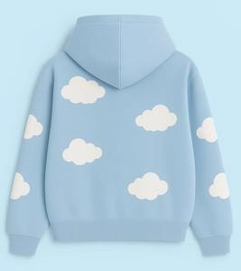 Sudadera con Capucha Extra Grande para Mujer, Diseño Personalizado, Lavado Ácido, Bordado 3D, 100% Algodón, Logotipo Frontal, Servicio ODM, Estilo Urbano - Product Image 2