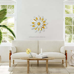 Art mural en métal minimaliste en forme de silhouette de Bouddha, fait à la main pour la décoration intérieure contemporaine et les cadeaux d'anniversaire - Product Image 4