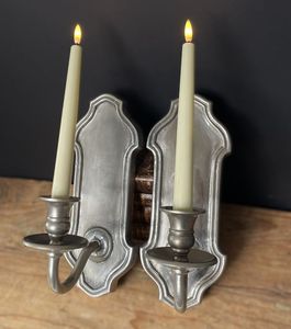 Wall Sconce Featuring An Elaborate Central <b>Ornament</b> That Connects The Upper Bow Detail With The Lower Decorative Finial - Product Image 1
