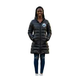 Veste longue noire pliable Jack and Jill pour femme, manteau matelassé léger, chaud, pour les voyages, les activités de plein air, vêtements d'extérieur tendance - Product Image 3