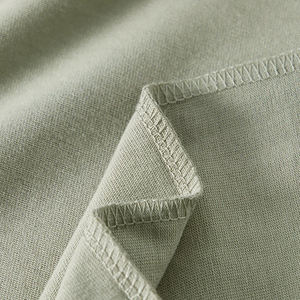 เสื้อยืดแขนยาวคุณภาพสูง ยูนิเซ็กซ์ ลำลอง สีพื้น ปักโลโก้แบบ 3 มิติ ผ้าฝ้าย 100% ทรงสแต็ค สำหรับผู้ชาย ผู้หญิง วัยเรียน - Product Image 4