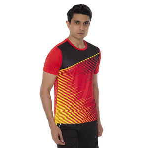 T-shirts personnalisés haute performance en sublimation pour le fitness et un usage décontracté avec impression OEM 100% polyester confortable - Product Image 3