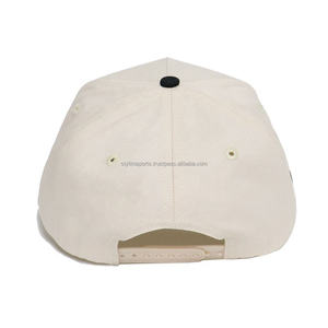 Gorra de béisbol estructurada con borde curvo de 5 paneles de alta calidad, impresión personalizada, estilo americano, patrón Dobby, tela de goma, venta al por mayor - Product Image 6