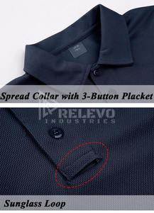 Camisa Casual Transpirable de Manga Corta para Hombre, de Peso Medio, 100% Algodón Canvas, con Logotipo Frontal - Product Image 3