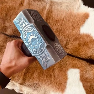 MS Enterprises Handcrafted Viking <b>Hammer</b> Engraved Carbon Steel Machinist Roofing <b>Hammer</b> Industrial Grade OEM Customizable - Product Image 5