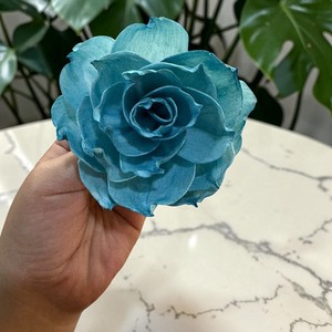 Diffuseur de fleurs en bois Sola VADEE SOLA WOOD FLOWER Ocean Teal Garden Rose, fleurs en bois Sola, artisanat durable, fait main, parfum d'ambiance pour la maison - Product Image 2