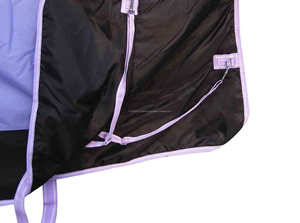 Premium bestickte Pferde Flanell Decke Teppich Atmungsaktiv Combo Weiche Pferde teppich Leinwand Ripstop Nylon Fleece Baumwolle Winter warm - Product Image 6