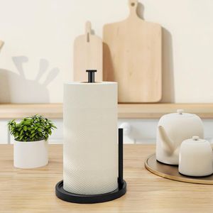 Portarotolo da Cucina Autoportante in Acciaio Inossidabile da Appoggio con Base Pesante Antiscivolo - Product Image 2