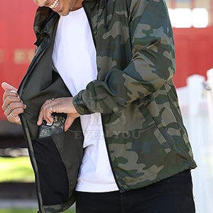 Veste coupe-vent camouflage streetwear, vente en gros, grandes tailles - Product Image 6