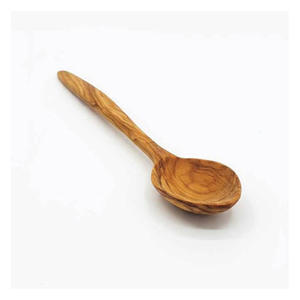 High-End Olive Wood Cooking Spoon with Smooth Grip Handle for Comfortable Kitchen Use - Product Image 2