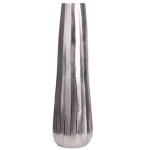 Brass Finished Hammered Flower Vase Made in Sheet Aluminium Home Decoration Vase Metal Vase - Product Image 3