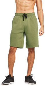 Pantalones Cortos Deportivos de Felpa 100% Algodón para Hombre, Pantalones Cortos Deportivos Esenciales de Moda con Cintura Elástica, Pantalones Cortos Casuales Holgados Personalizados para Hombre - Product Image 6