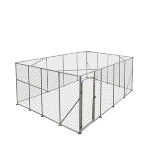 Recinto per Cani da Esterno XL 6x6 Metri con Cancello Bloccabile e Rete a Maglie da 1,8 Metri per Esercizio Animali Domestici - TMG DCP2020 - Product Image 1