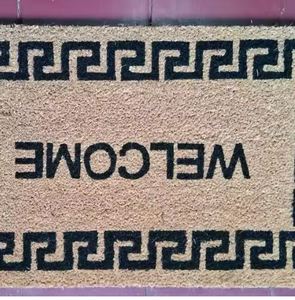 Alfombrilla sin cepillo de goma de coco de alta resistencia para el servicio del área de la puerta del jardín Fácil limpieza Precio razonable de la alfombrilla del proveedor - Product Image 1