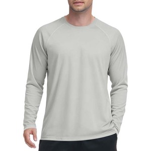 Camiseta de Pesca de Manga Larga para Hombre, de Secado Rápido, UPF 50, Poliéster, Color Sólido, Ropa Deportiva para Exteriores - Product Image 2