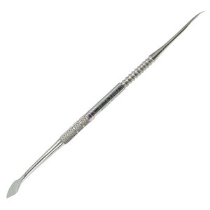 GRAZIL Hylin Zahle Spatule dentaire pour ciment Beal Lecron Zahle, double extrémité, pour mélange et sculpture de cire, en acier inoxydable, pour laboratoire - Product Image 1