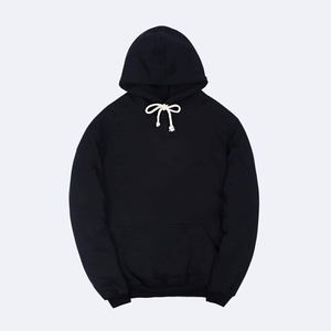 Sweat-shirt homme en molleton écologique avec logo brodé sur le devant, doublure à carreaux, délavage acide, respirant, mélange de coton 280g, anti-rétrécissement, séchage rapide, hiver - Product Image 3