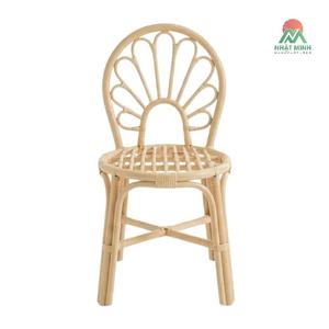 Nhat Minh Rattan Children's <b>Table</b> Chair Set Rectangular Spindle Back Eco-Friendly Indoor Tropical Style - Product Image 2