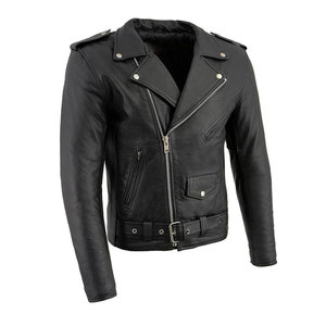 Nouvelles vestes en cuir pour hommes, design tendance, vestes en cuir durables pour un style décontracté en plein air - Product Image 1
