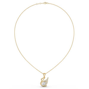 Colgante de Diamante Cultivado en Laboratorio con Forma de Pera de 1.75Ct, Oro de 14K/10K, Corte Brillante Único, Joyería Ética Ligera, Suministro Directo B2B - Product Image 4