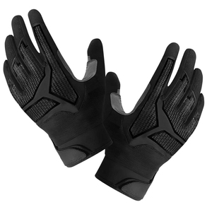 Professional Unisex Black <b>Half</b> Finger Cycling Gloves Leather Non <b>Slip</b> Breathable Adjustable Wrist Strap Gym Training - Product Image 2