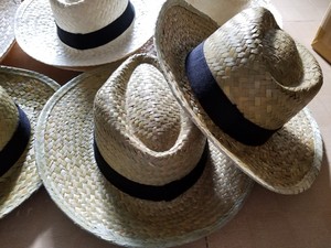 Sombrero de Paja Panamá Unisex de Moda al por Mayor, 100% Natural, con Bordado a Mano, Opciones Personalizadas, Marca Eco2go Vietnam, Hecho en Vietnam, para Pesca - Product Image 5