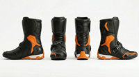 Sepatu Bot Motor Anti Air Desain Terbaru Streetwear Off Road Safety Desain Logo Kustom Sepatu Bot Biker Kulit Bernapas